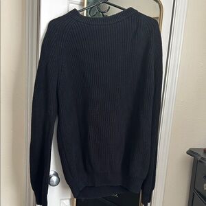 Quince Men's Dark Knit Crewneck Sweater